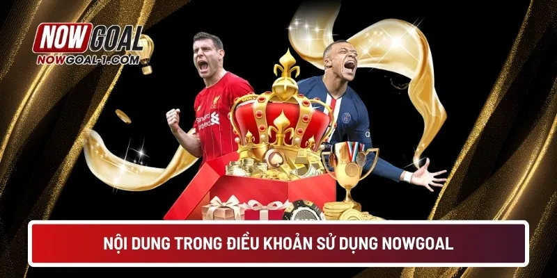 Nội dung trong điều khoản sử dụng NOWGOAL