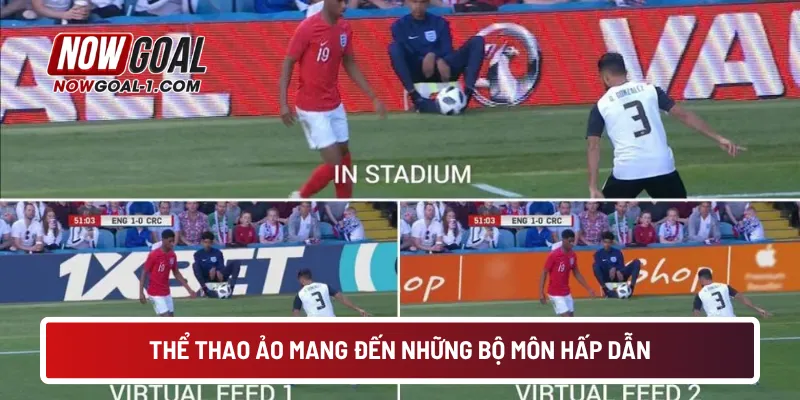 Thể thao ảo mang đến những bộ môn hấp dẫn
